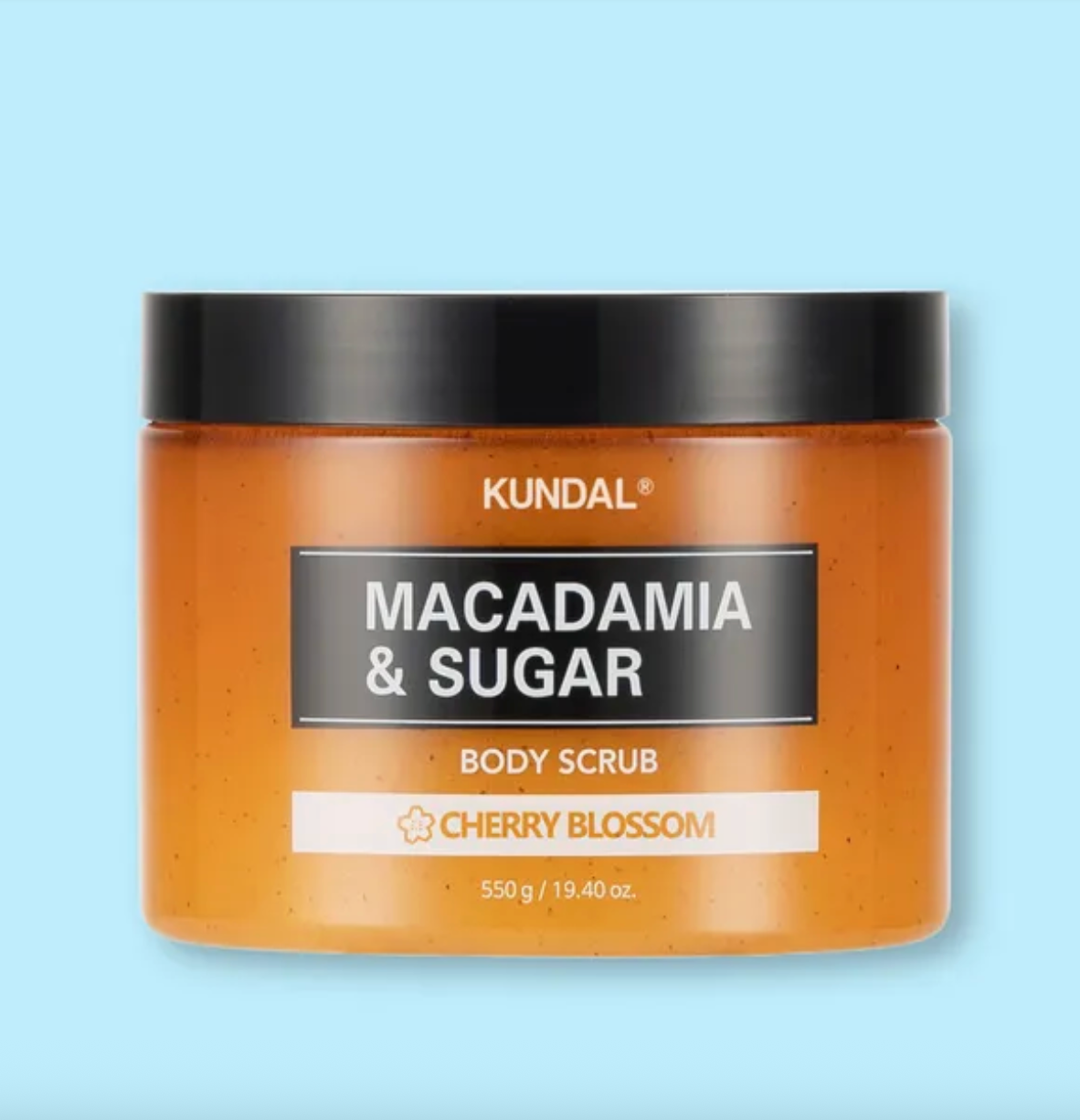 Kundal Macadamia & Sugar Body Scrub Cherry Blossom