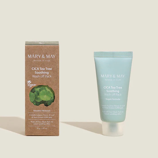 Mary & May - Cica Tea Tree Soothing Wash Off Pack (30g)