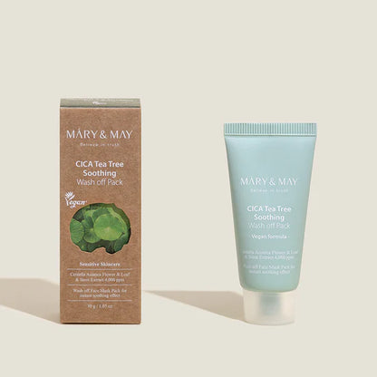 Mary & May - Cica Tea Tree Soothing Wash Off Pack (30g)