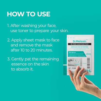 Dr.Melaxin - BP Pore Clear Facial Mask