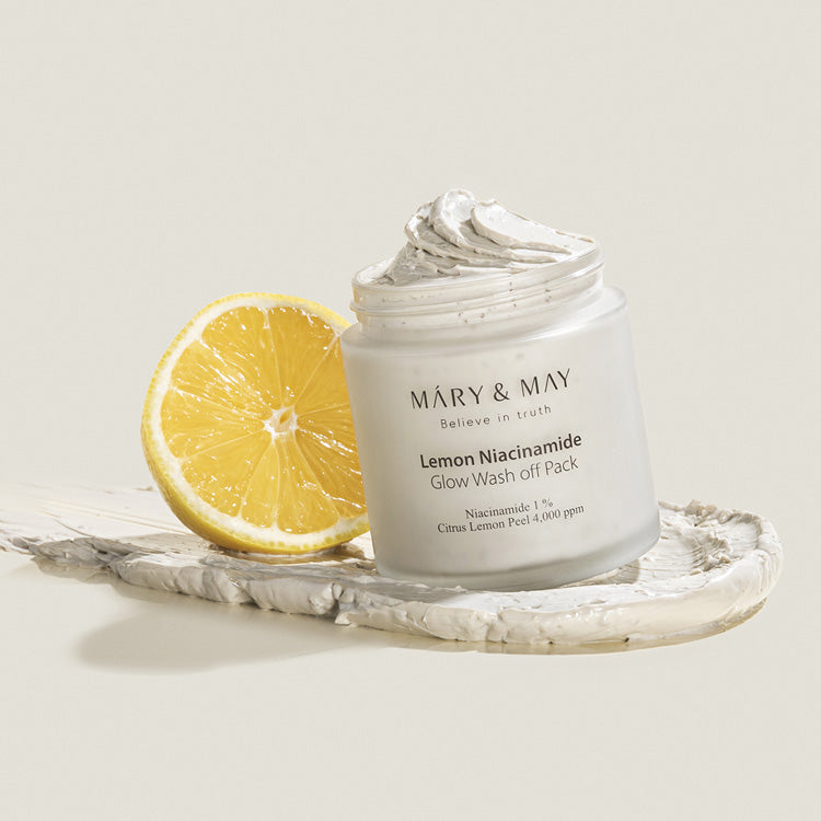 Mary & May - Lemon Niacinamide Glow Wash Off Pack (125g)
