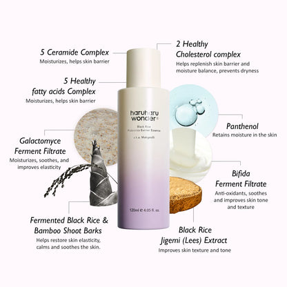 HaruHaru Wonder - Black Rice Probiotics Barrier Essence (120ml)