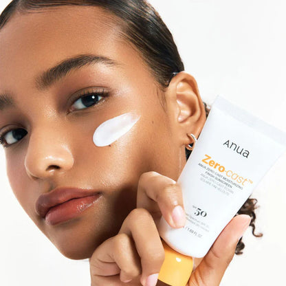Anua Zero-Cast Moisturizing Finish Sunscreen SPF50+