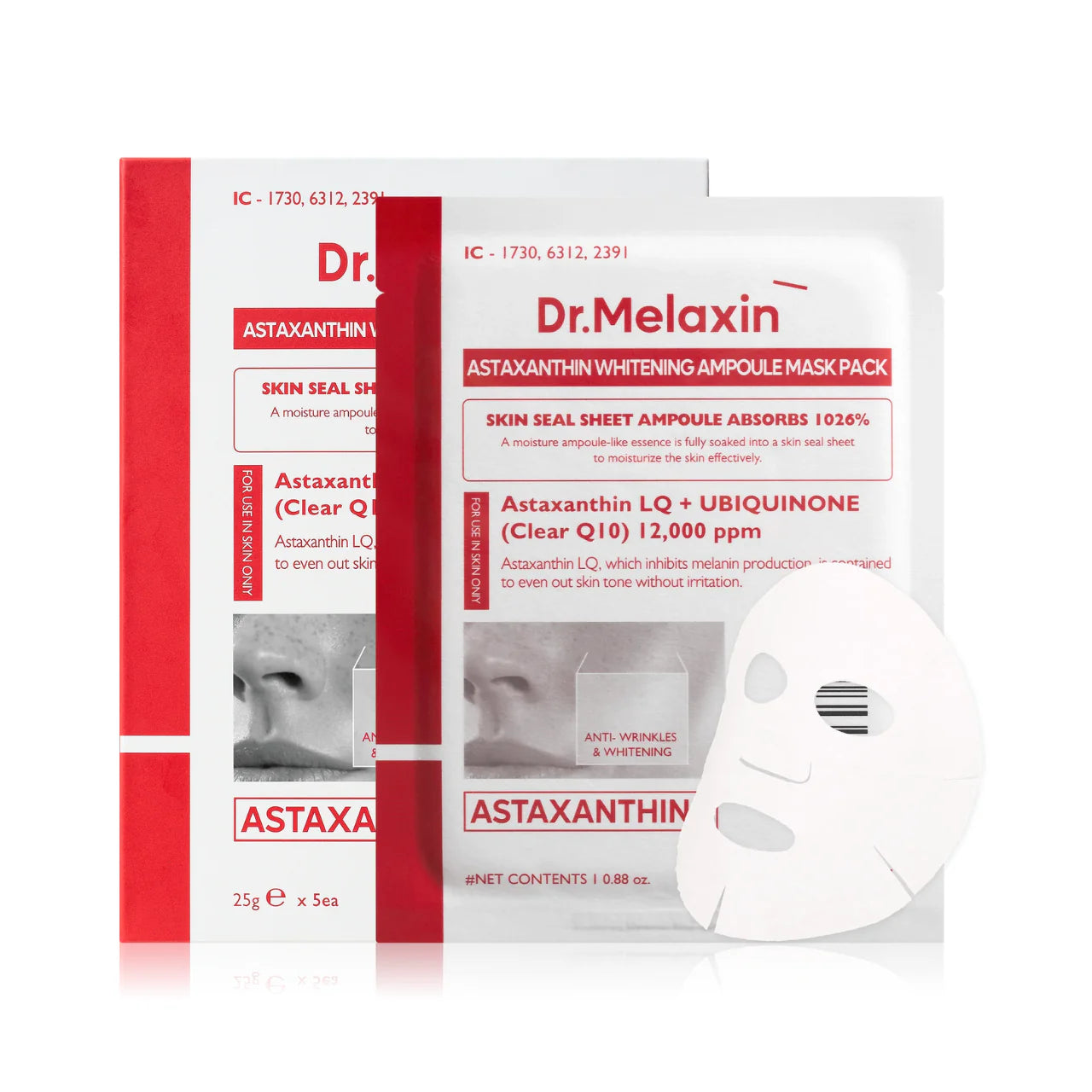 Astaxanthin Whitening Ampoule Mask by Dr. Melaxin