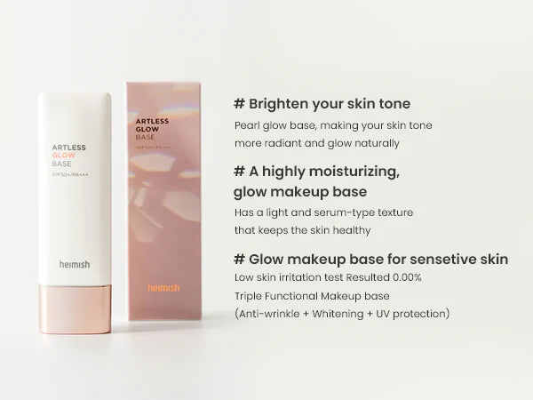 Heimish - Artless Glow Base SPF 50+ PA+++ (40ml)