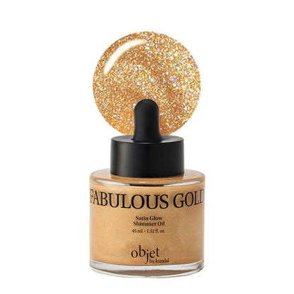 OBJET by Kundal Satin Glow Shimmer Oil Fabulous Gold