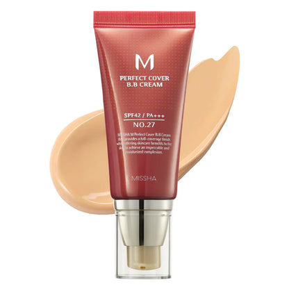 M Perfect Cover BB Cream SPF42 PA+++ #27 Honey Beige