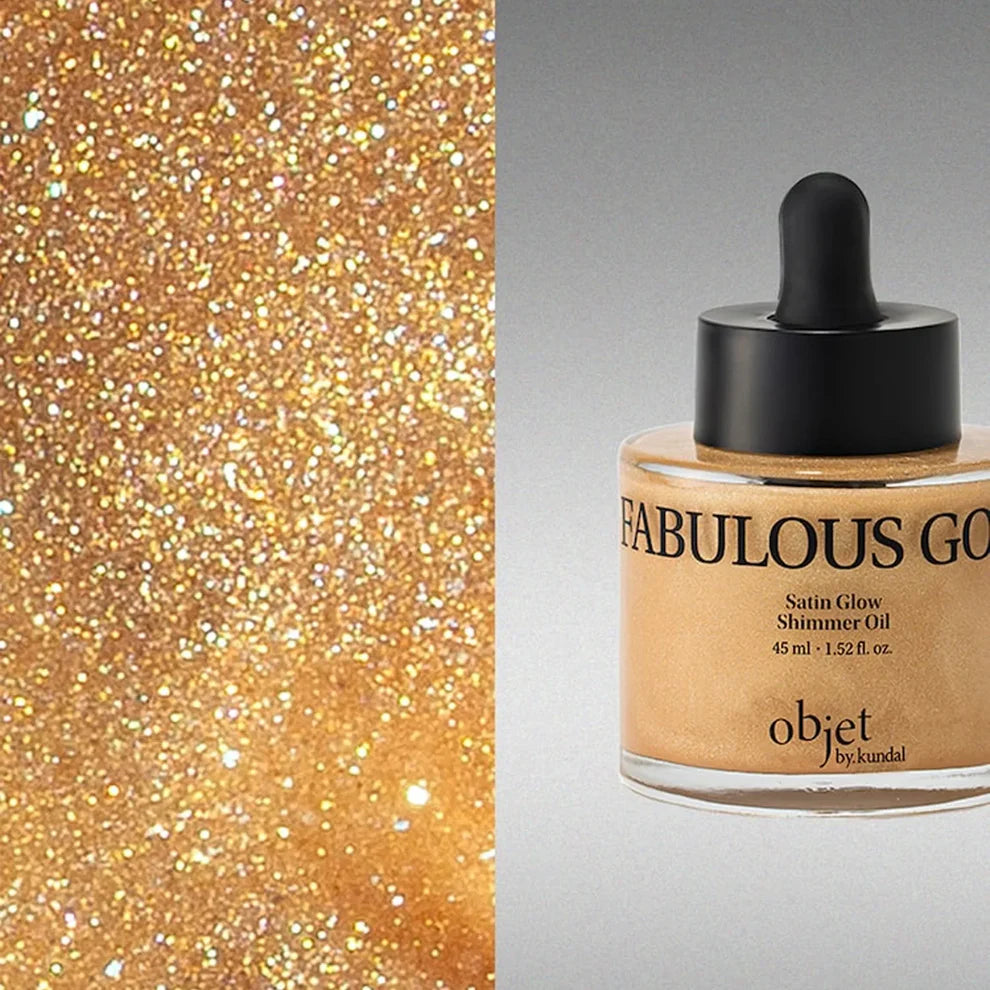 OBJET by Kundal Satin Glow Shimmer Oil Fabulous Gold