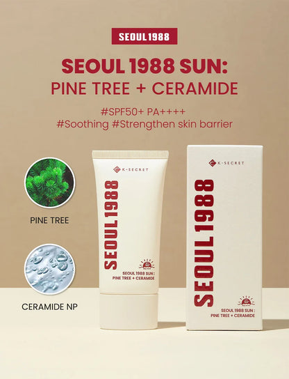 SEOUL 1988 Sun: Pine Tree + Ceramide SPF50
