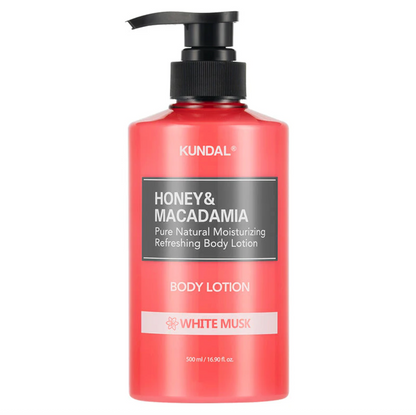 KUNDAL Honey & Macadamia Pure Body Lotion – White Musk
