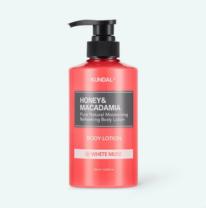 KUNDAL Honey & Macadamia Pure Body Lotion – White Musk