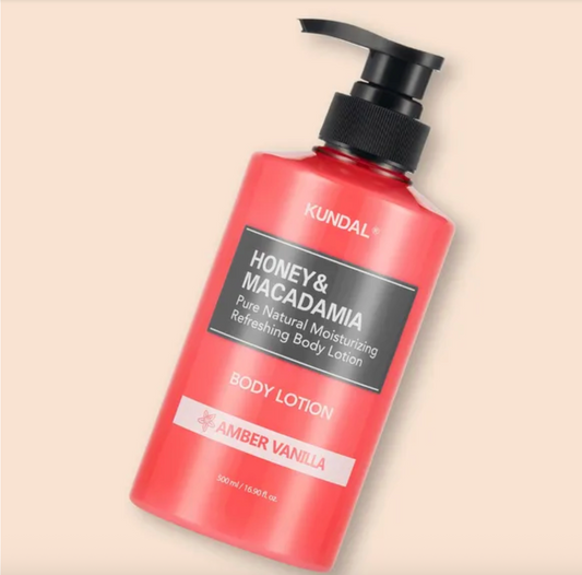 KUNDAL Honey & Macadamia Pure Body Lotion Amber Vanilla