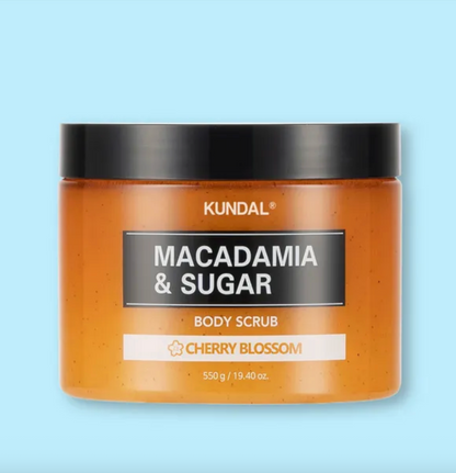Kundal Macadamia & Sugar Body Scrub Cherry Blossom