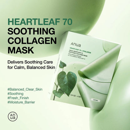 Anua - Heartleaf 70 Soothing Collagen Mask (1 piece)