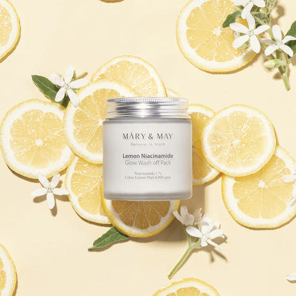 Mary & May - Lemon Niacinamide Glow Wash Off Pack (125g)