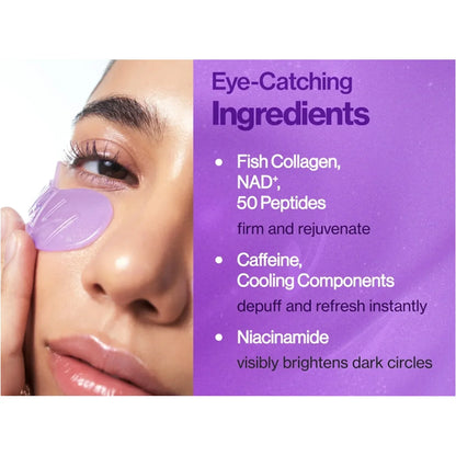 No.9 NAD Collagen Under Eye Patches - Eye Patches with Collagen & 50 Peptides