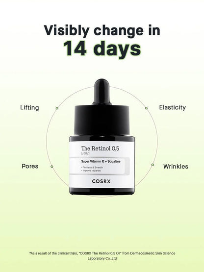 COSRX - The Retinol 0.5 Oil (20ml)